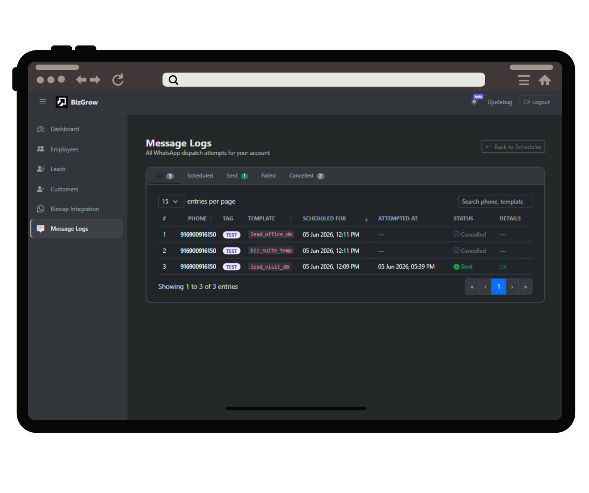 WhatsApp CRM integration